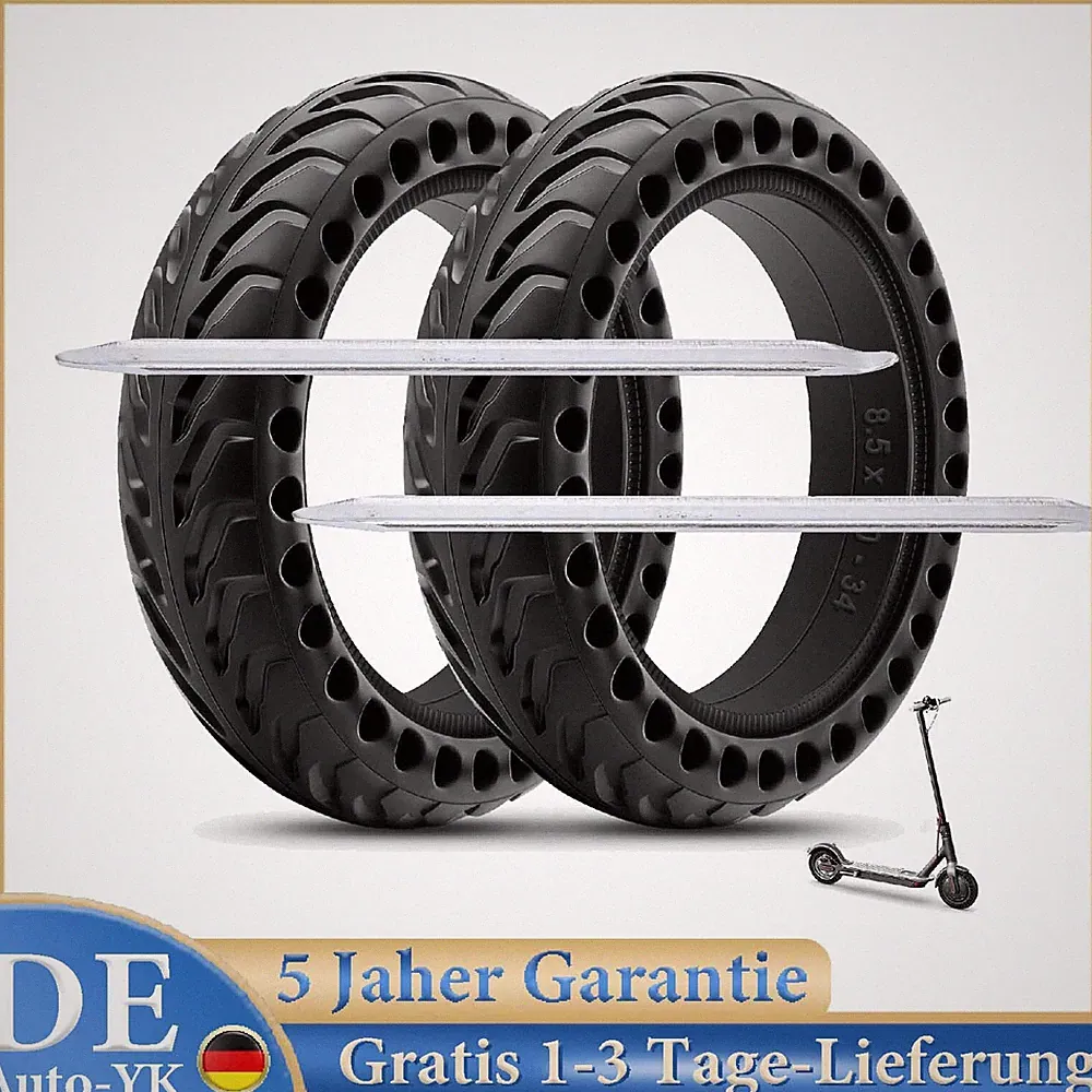 1/2 E-Scooter Vollgummi Reifen 8,5 x 2 " für XIAOMI M365 PRO 1S PRO 1 2 Soflow