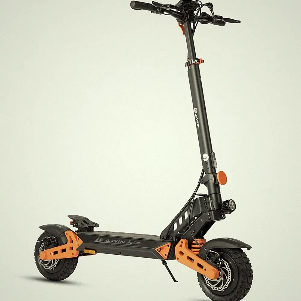 10'' Doppelfedern Elektro-Scooter 45KM/H Klappbarer Elektroroller 1600W 48V 20Ah