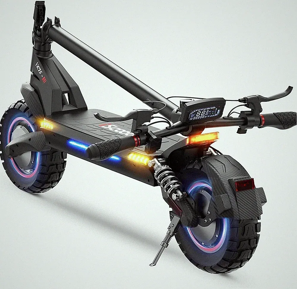 10'' E-Scooter 2000W Dual motor Offroad Elektroroller iScooter iX7 PRO 60KM/H