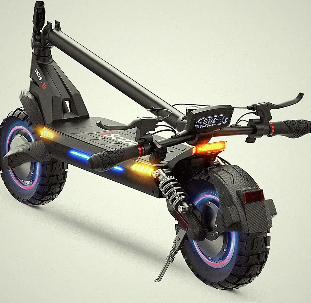 10'' E-Scooter 2000W Off-Road Elektroroller iScooter iX7 PRO 60KM/H E-Roller EU