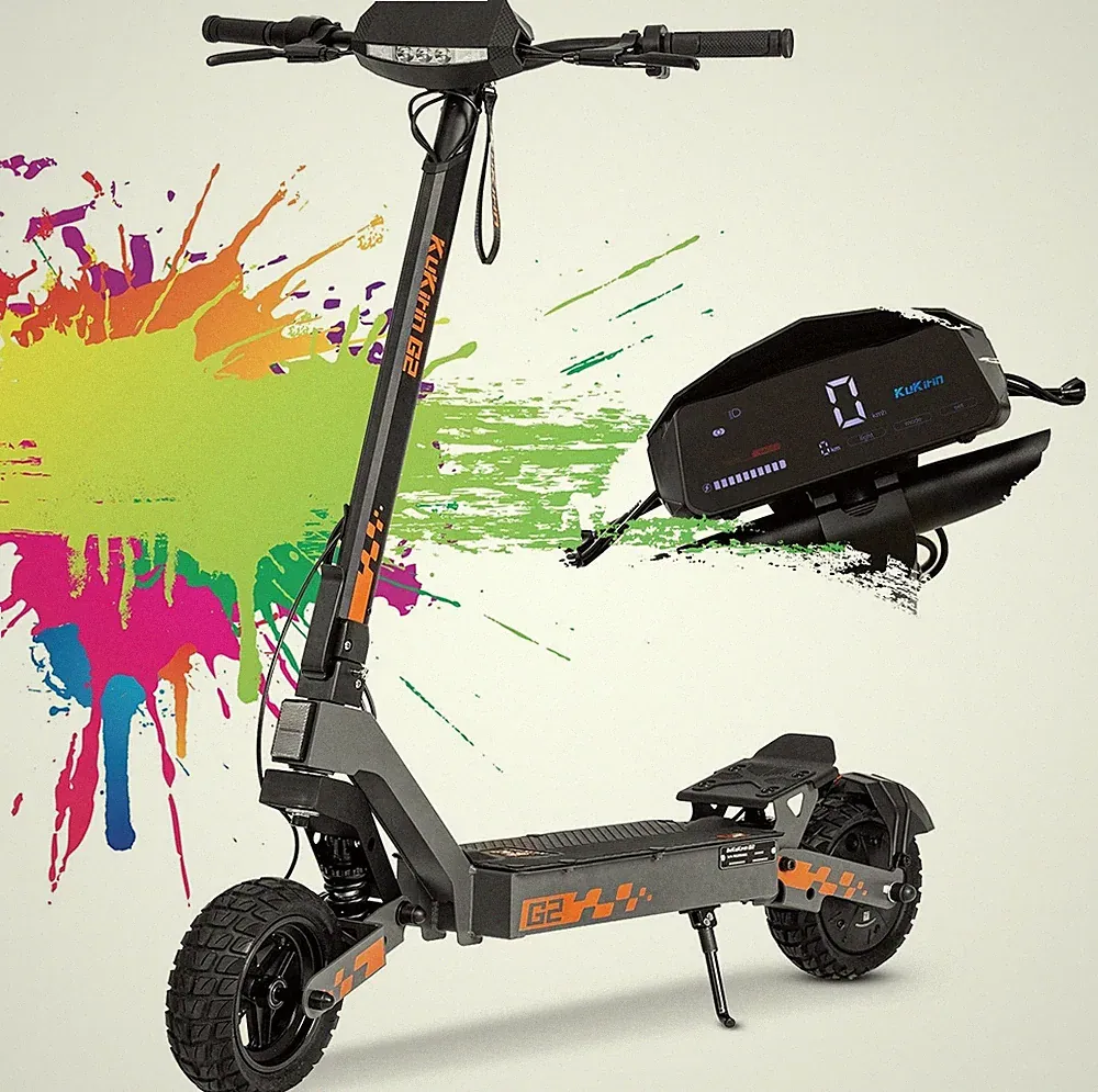10'' E-Scooter Kukirin 48V 15Ah Offroad-Abenteuer Elektroroller Bis 55KM