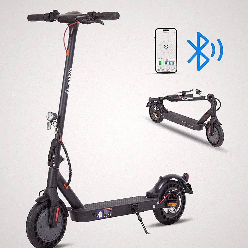 10'' E-Scooter mit ABE 500W 36V 10Ah E9T Klappbar Elektroroller 20KM/H mit APP