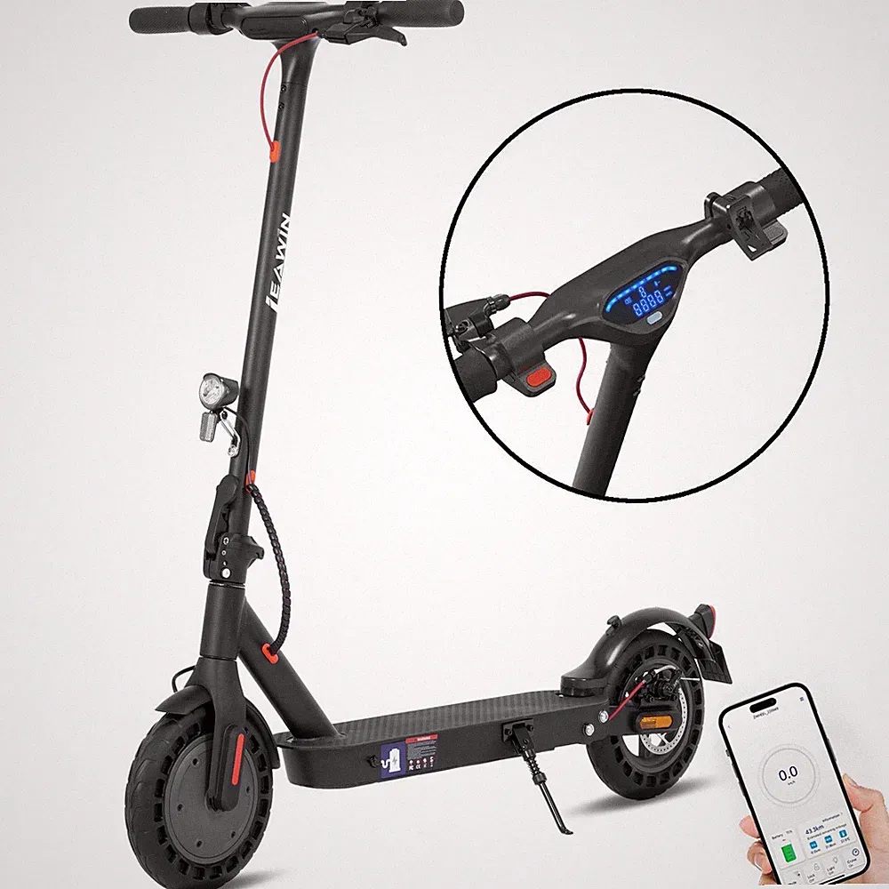 10'' E-Scooter mit ABE 500W 36V 10Ah E9T Klappbar Elektroroller 20KM/H mit APP