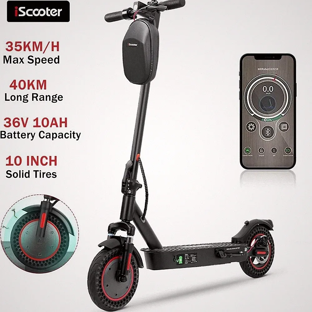10" Elektro-Scooter 500W Klappbar E Roller 10AH 40KM 35KM/H Leichtgewicht 16.3kg