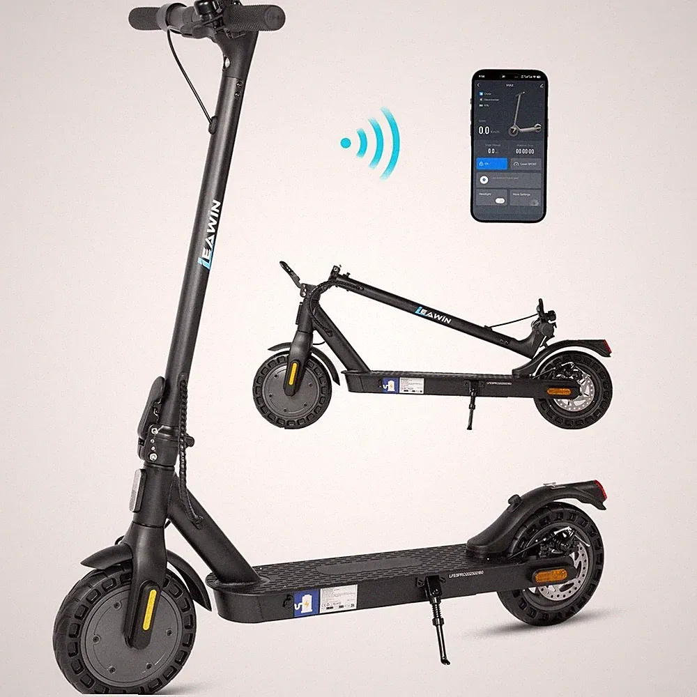 10'' Elektroroller 500W E-Scooter 10,4Ah Elektroroller Off-road E-Roller Faltbar