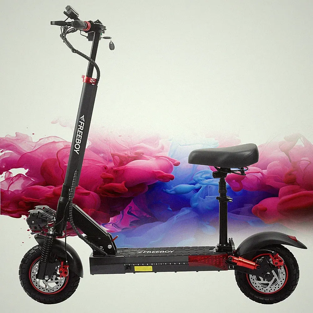 10'' Elektroroller für 48V/15Ah Klapprad Erwachsene E-Roller Faltbarer E-Scooter