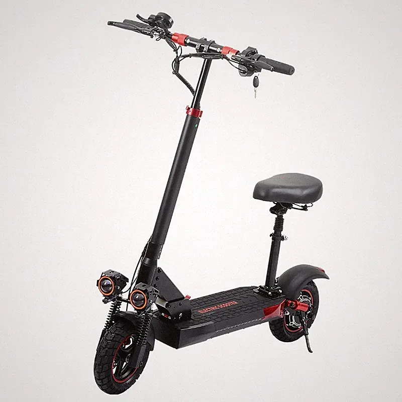 10'' Elektroroller für Klapprad 48V/15Ah Erwachsene E-Roller Faltbarer E-Scooter