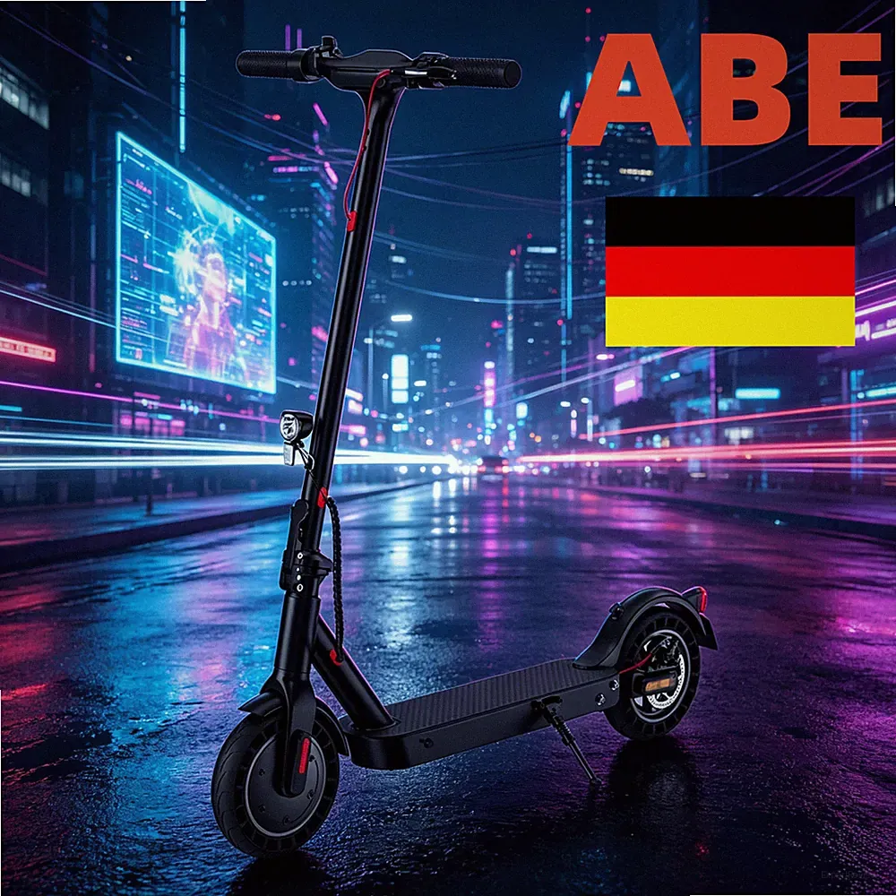 10''iScooter E9TMax Elektroroller mit Straßenzulassung 500W Klappbar E-Scooter