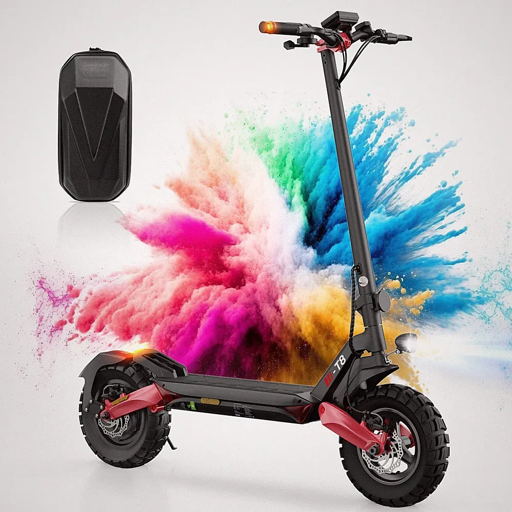 10 Zoll E-Scooter Mit Straßenzulassung ABE 48V 15Ah 1200 Offroad Elektroroller