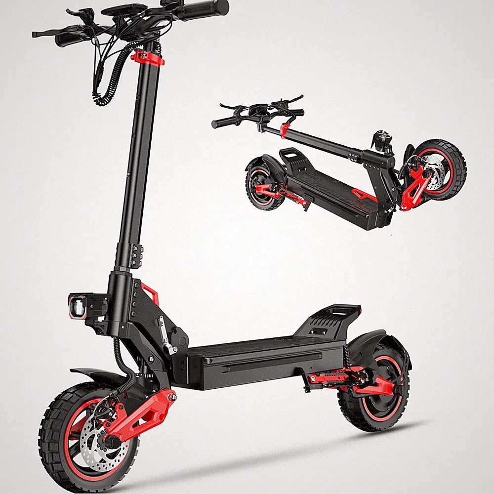 11" Elektroroller 18Ah Klappbarer E-Scooter 48V 1600W Off-Road E-Roller 60km/h