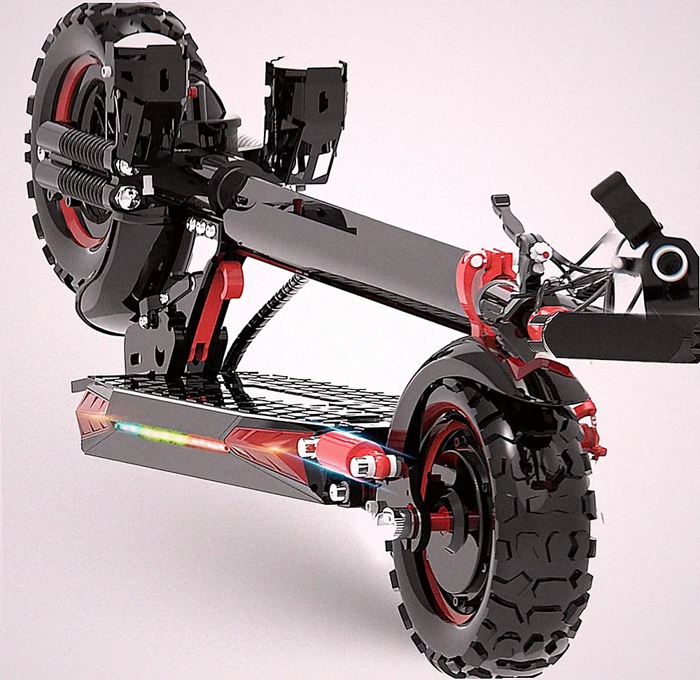 11'' Elektroroller für Erwachsene E-Roller 18Ah Faltbarer E-Scooter Mit Sitz NEU