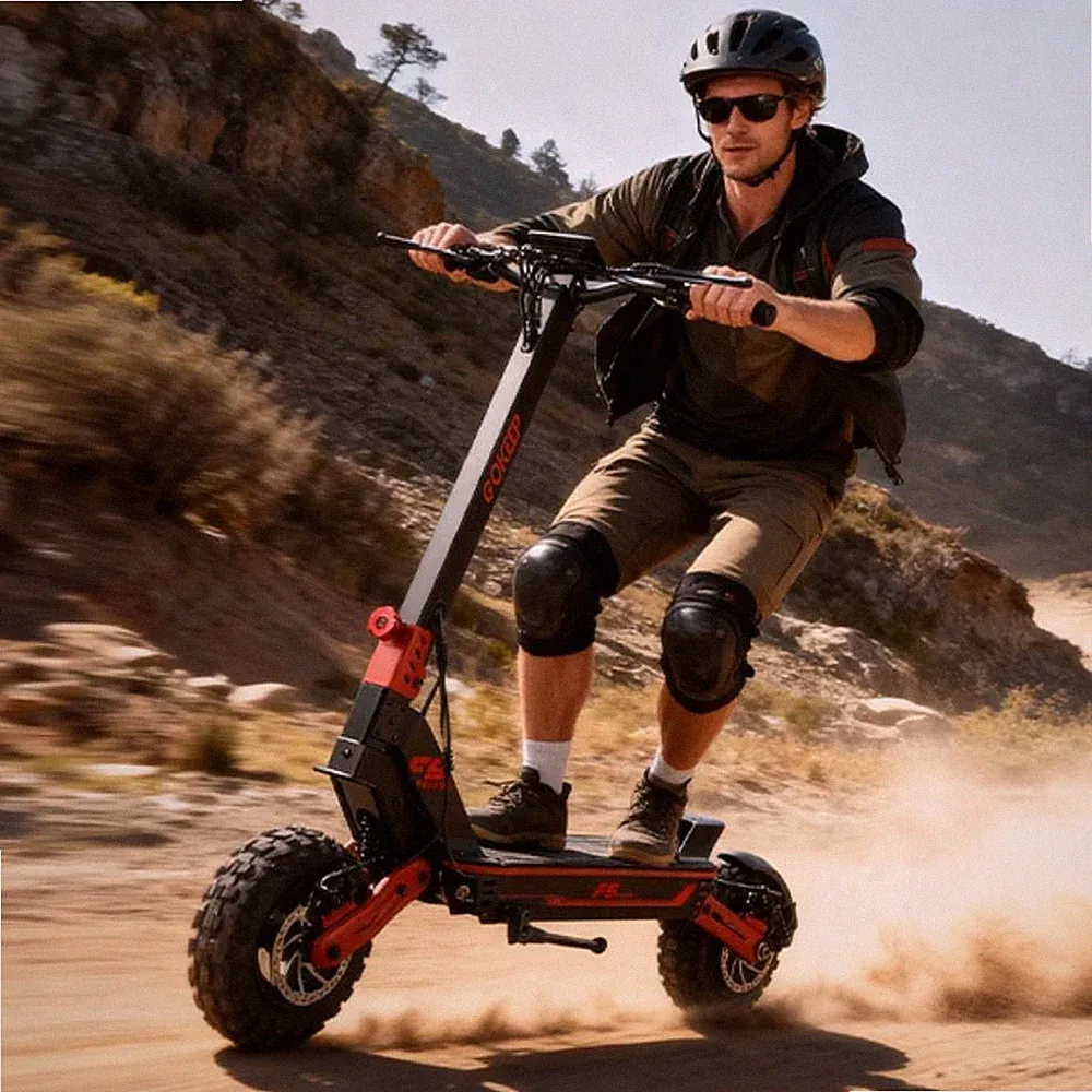 11 Zoll E-Scooter Elektroroller 1000W 20Ah Off-road E-Roller Faltbar 54km/h Neue