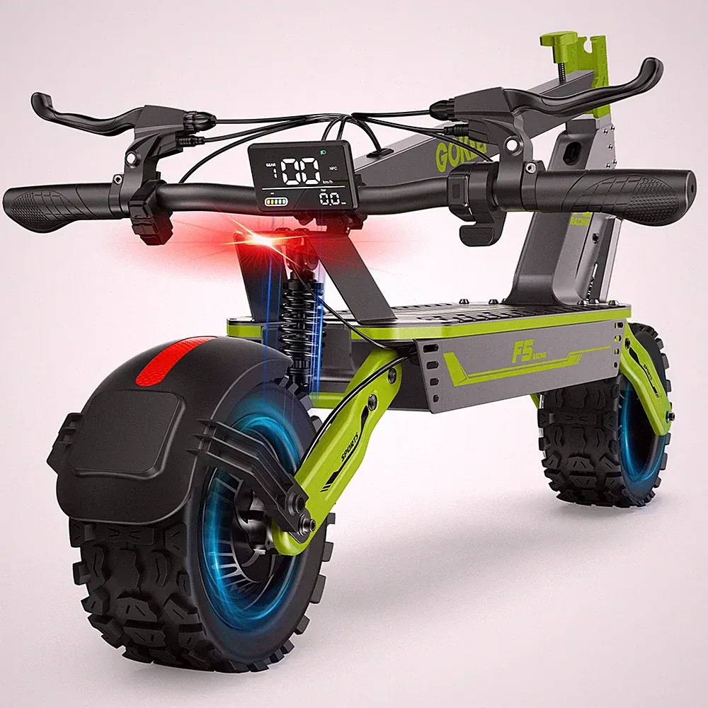 11 Zoll Elektroroller Faltbar 1000W 52V/20AH Off-road E-Scooter mit NFC 120KG
