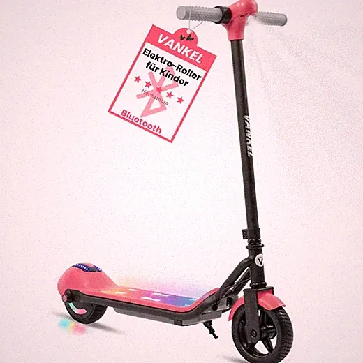 110W Bluetooth und LED 6,5'' Kinder-E-Scooter klappbar 24V 2,5Ah Kinderfahrzeug