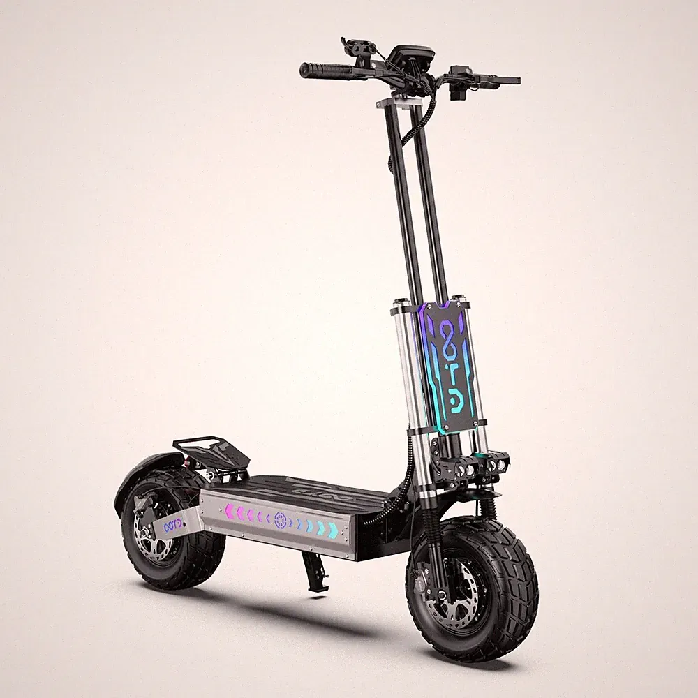 13 Zoll OOTD T90 Klappbar Elektroroller 60V 31.2AH Doppelmotor Elektro-Scooter
