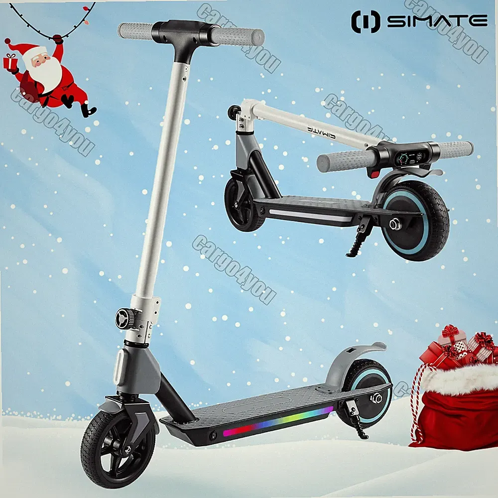 130W E-Roller Für Kinder Elektroscooter Klappbar Elektro Roller LCD 6-12 Jahren