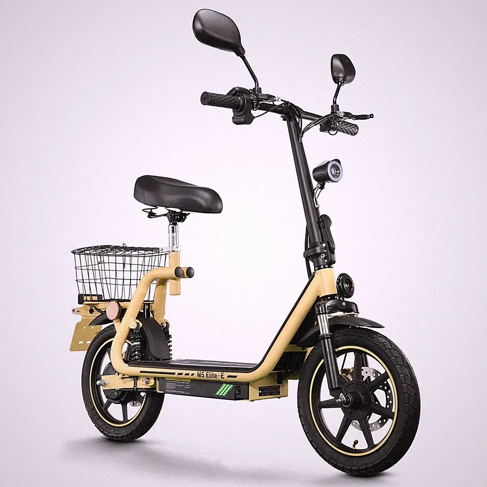 14" Elektroroller,E-Scooter Mit Sitz 48V 13AH Mit Straßenzulassung & EEC TWOFISH