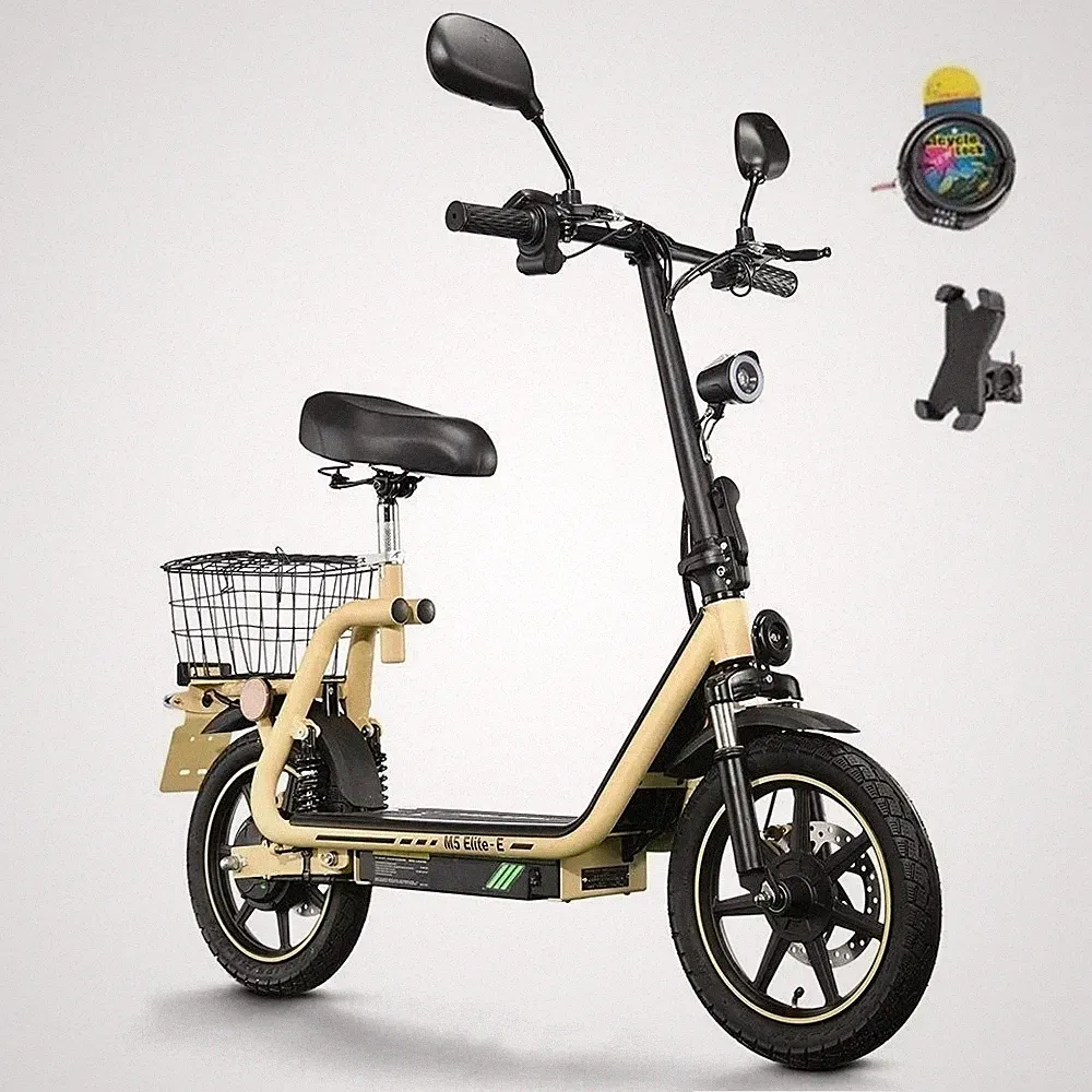 14" Elektroroller TWOFISH E-Scooter Mit Sitz 48V 13AH Mit Straßenzulassung & EEC