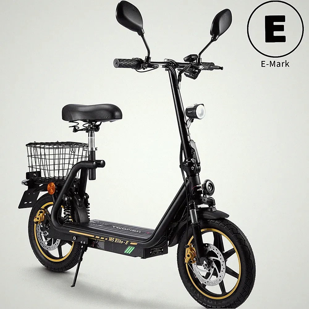 14" Mit Straßenzulassung 48V Elektro-Roller Mit Sitz TWOFISH Elektroroller EEC