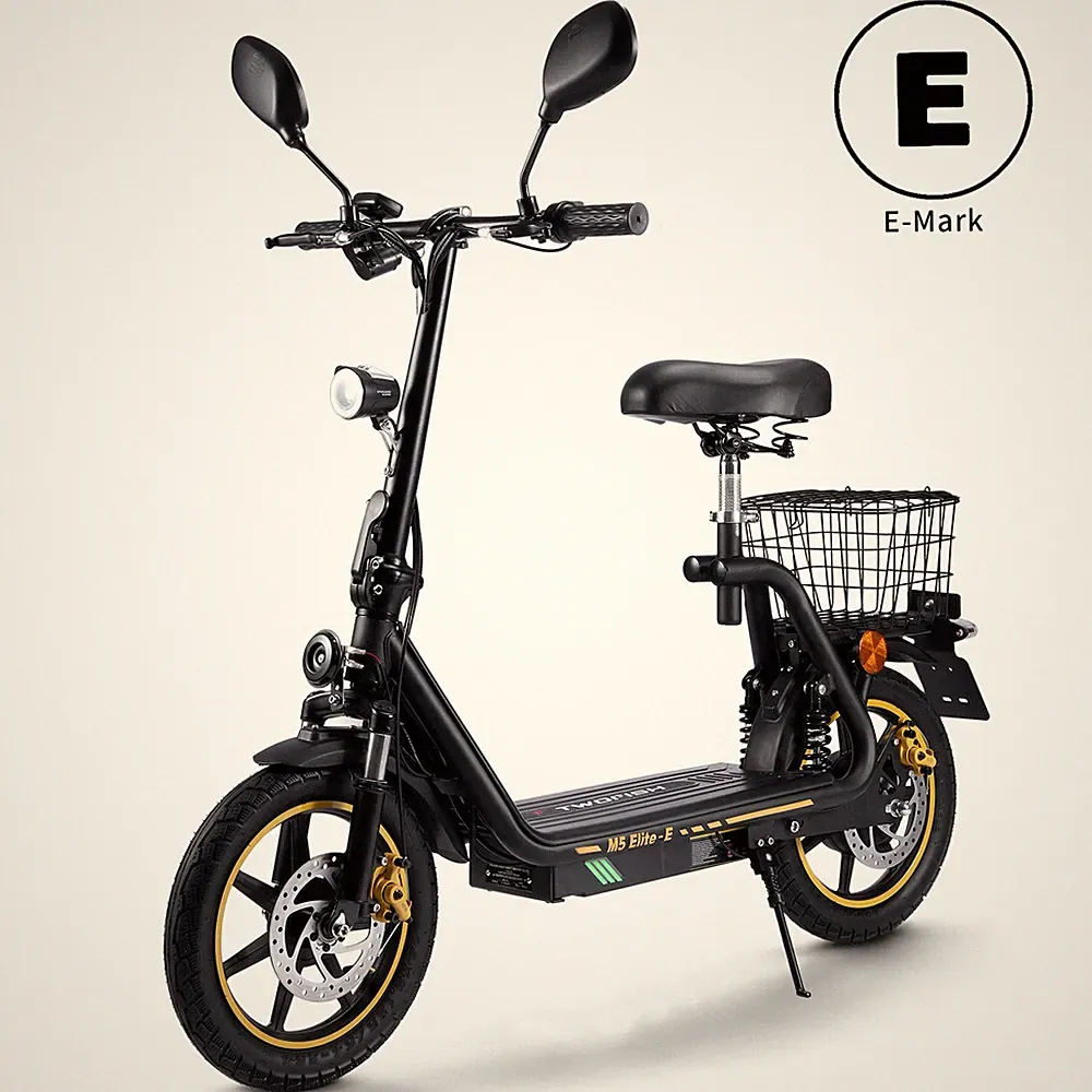 14" Mit Straßenzulassung 48V Elektro-Roller Mit Sitz TWOFISH Elektroroller EU