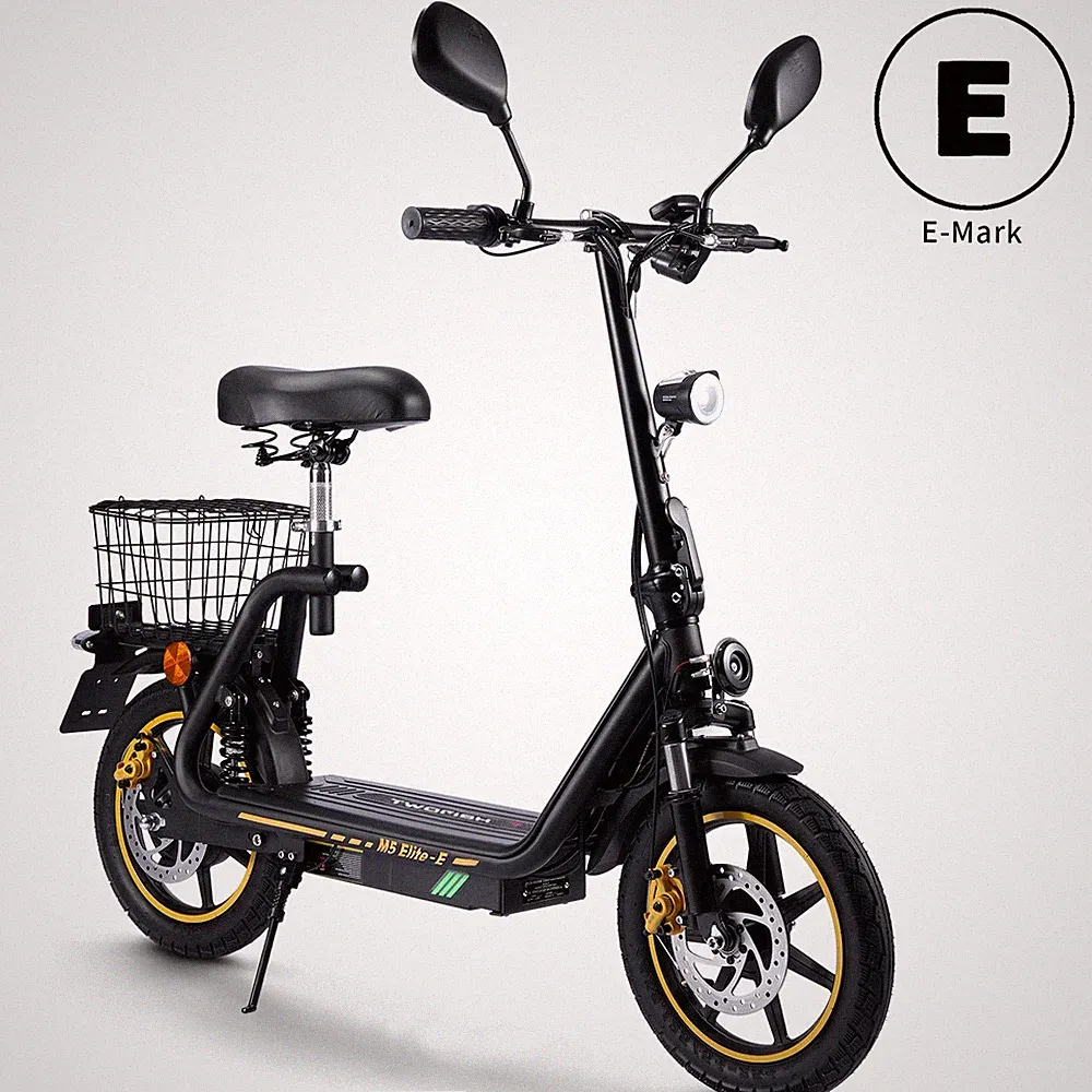 14 Zoll Mit Straßenzulassung 48V Elektro-Roller Mit Sitz Elektroroller TWOFISH