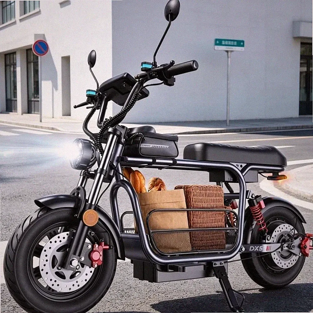 15'' Elektroroller mit korb 15,6AH E-Scooter mit NFC E-roller 150kg 75km 55 km/h