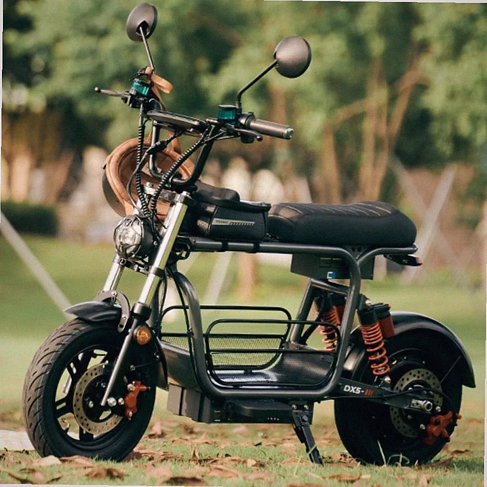 15 Zoll Elektroroller mit korb 48V/15.6AH E-Scooter mit NFC Bis 150kg 75km Moped