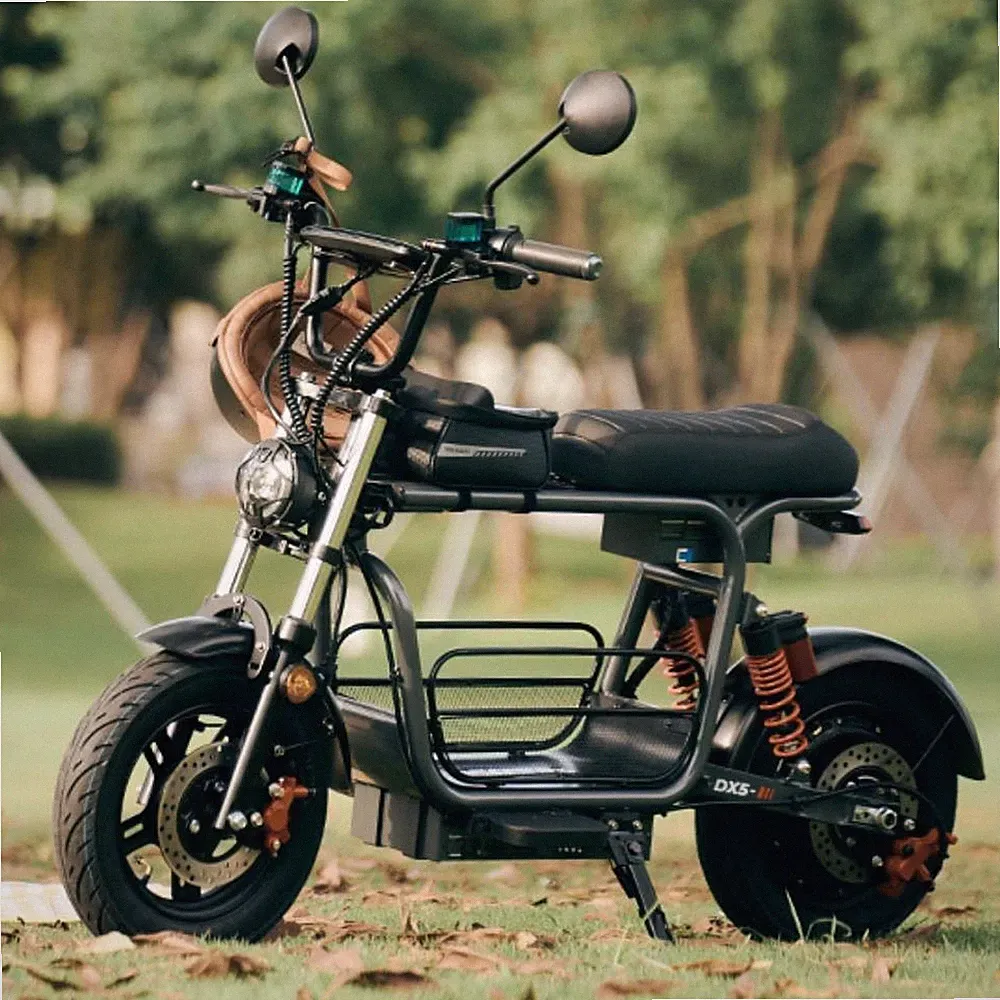 15 Zoll Elektroroller mit korb 48V/15.6AH E-Scooter mit NFC Bis 150kg 75km Moped