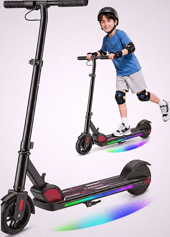 150W Elektroroller Kinder E Scooter Für kinder Ab 6 LCD Klappbar Kinderroller