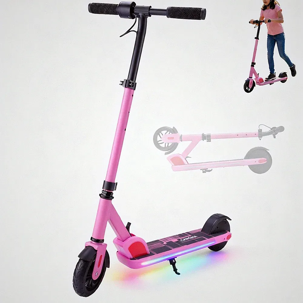 150W Elektroroller Kinder für 3–12 Jahre, 2 Räder Klappbar Scooter