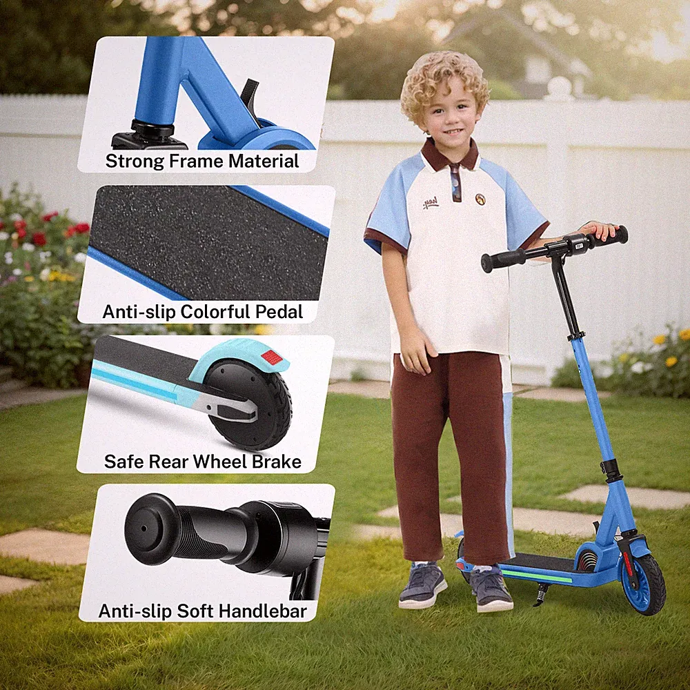 180W Elektroroller Kinder 2 Räder Klappbar Scooter für Mädchen Jungen