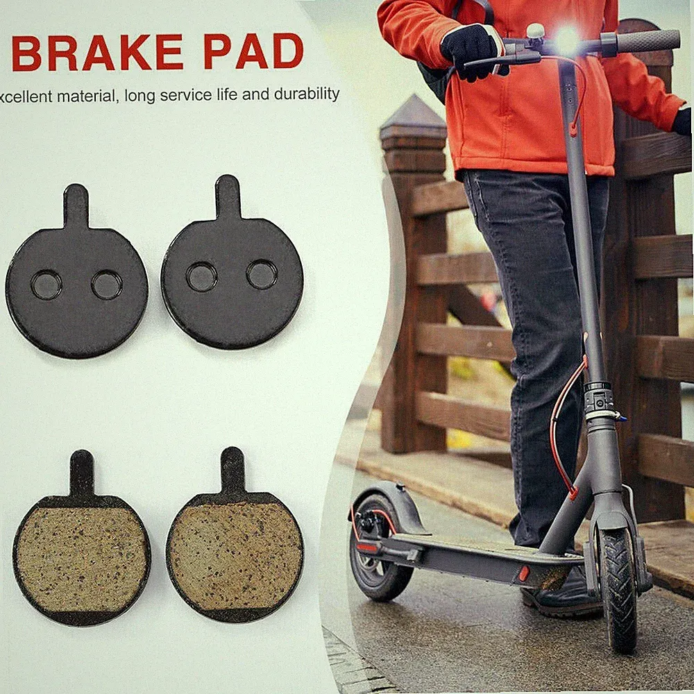 2/4X Elektroroller Resin Bremsbeläge Für E-Scooter Scheibenbremse Disc