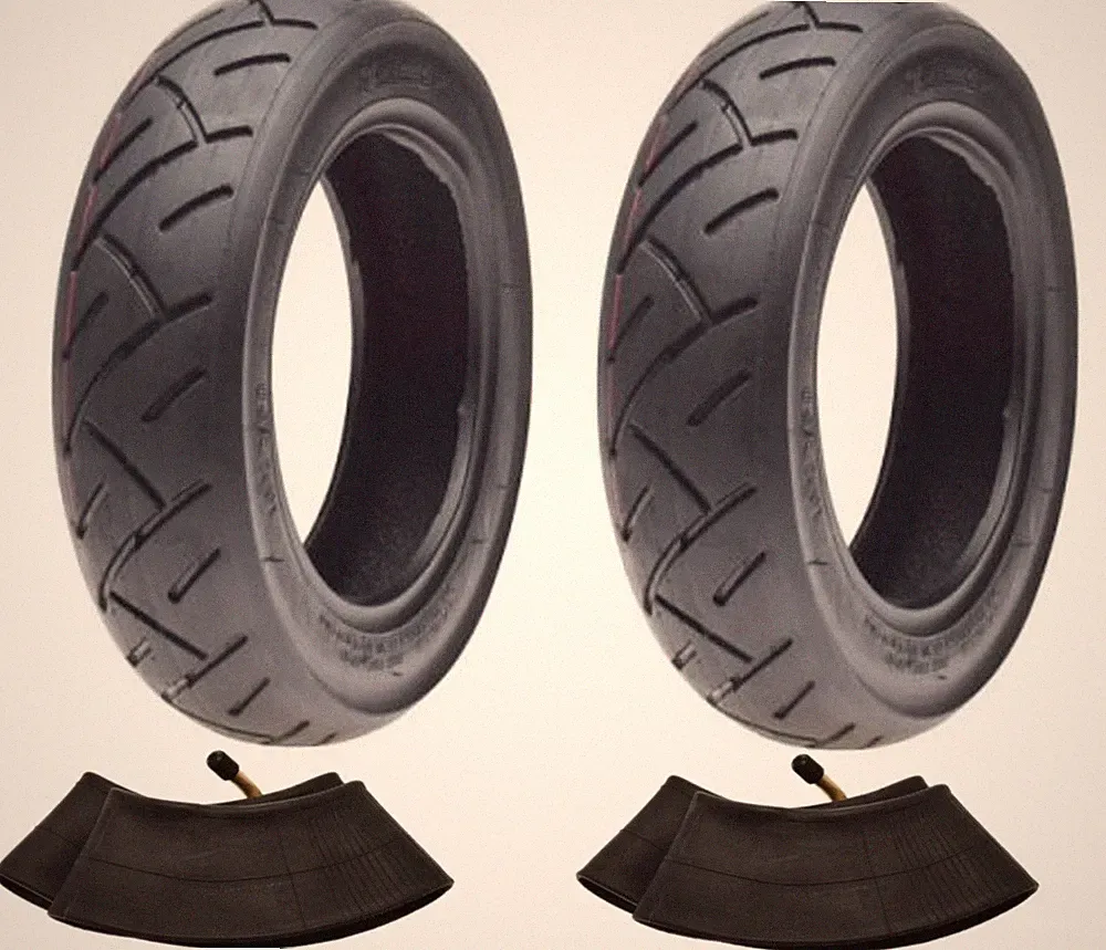 2 Reifen 10-2.5 Slick + Schlauch 2,5x10 KUGOO M4 Kaabo Elektroroller E-Scooter
