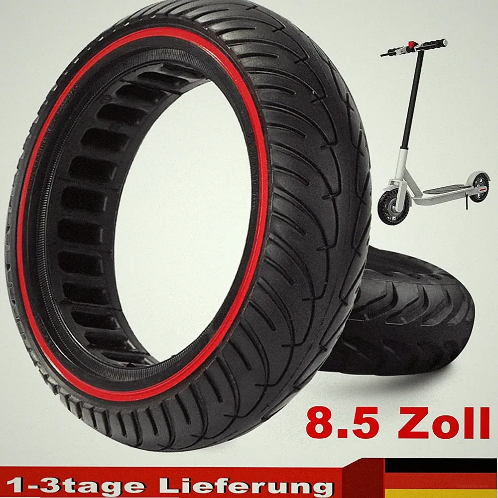 2 stk 8.5 Zoll Gummi Elektroroller Reifen Schlauchlose Für M365/Pro/S1 E-Scooter