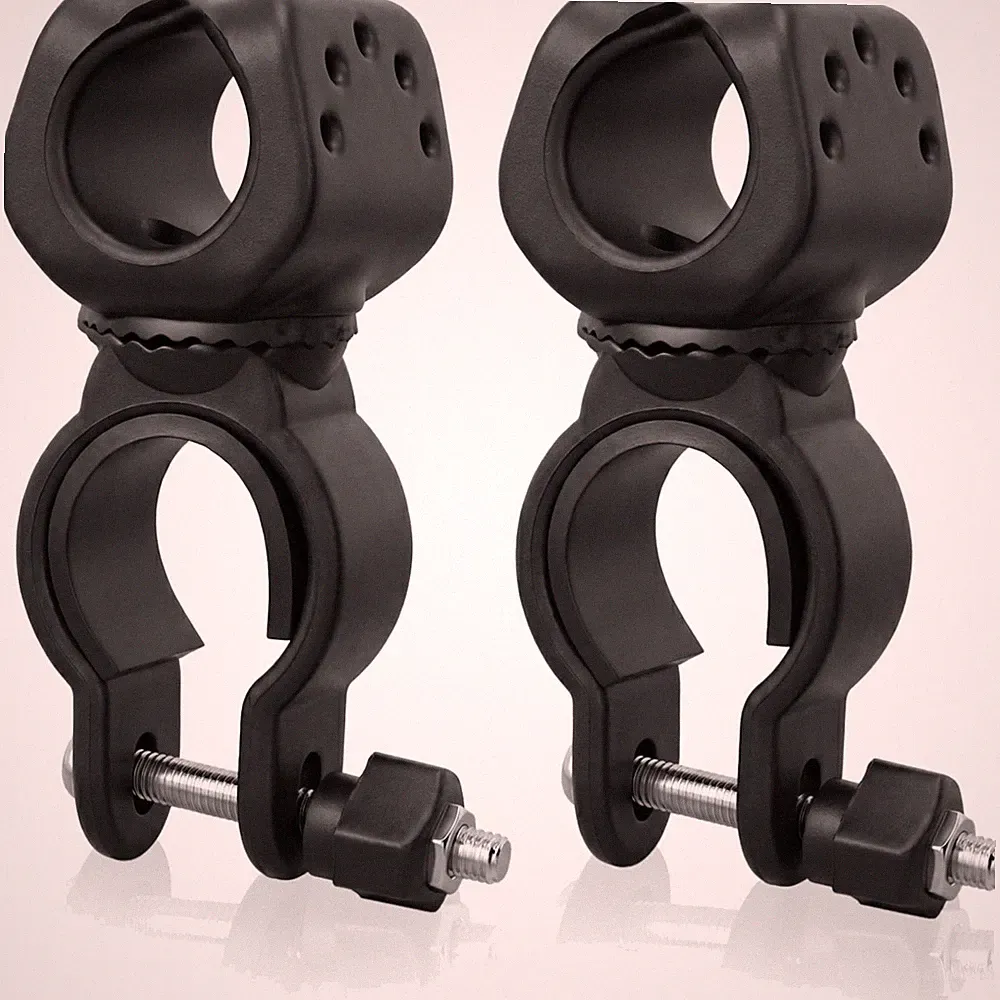 2 Stück 360 Grad Krückenhalter – Universelles Zubehör für Rollator und Rollstuhl