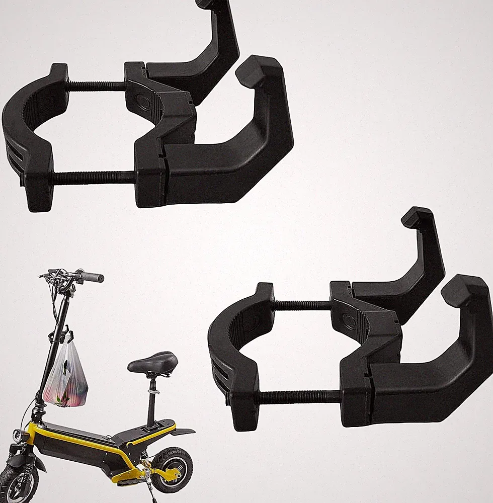 2 Stück Elektroroller Haken, Fronthaken Doppelhakendesign E Scooter Zubehör Mult