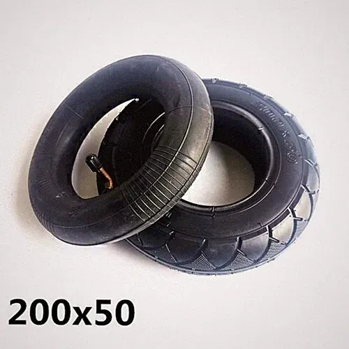 200x50 Elektroroller Reifen Schlauch Gebogenes Ventil Für 8x2 Reifen Razor Wheel