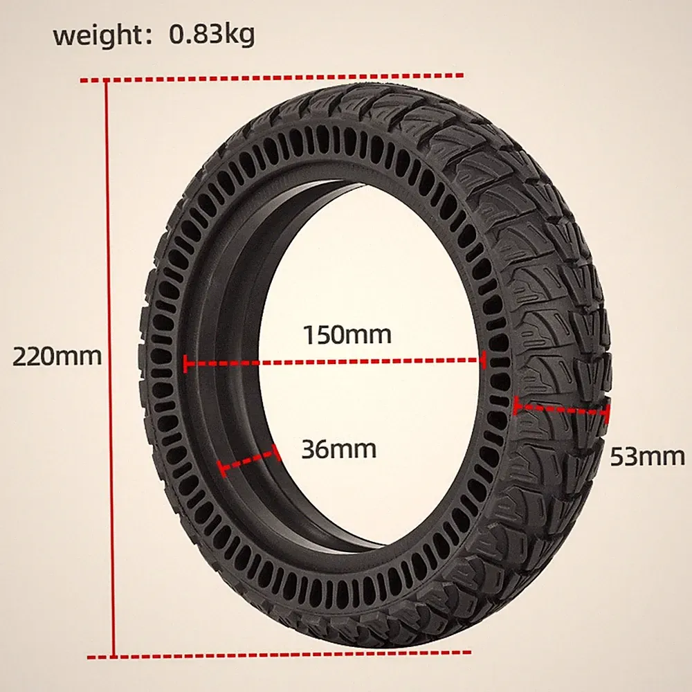 2023 Neu Vollreifen Offroad 1 Stück Elektroroller Für Xiaomi für m365 für kugoo