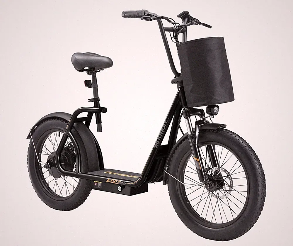 2026 20 Zoll 500W Elektroroller mit Korb E-bike 48V17Ah bis 60km 40KMH 120kg