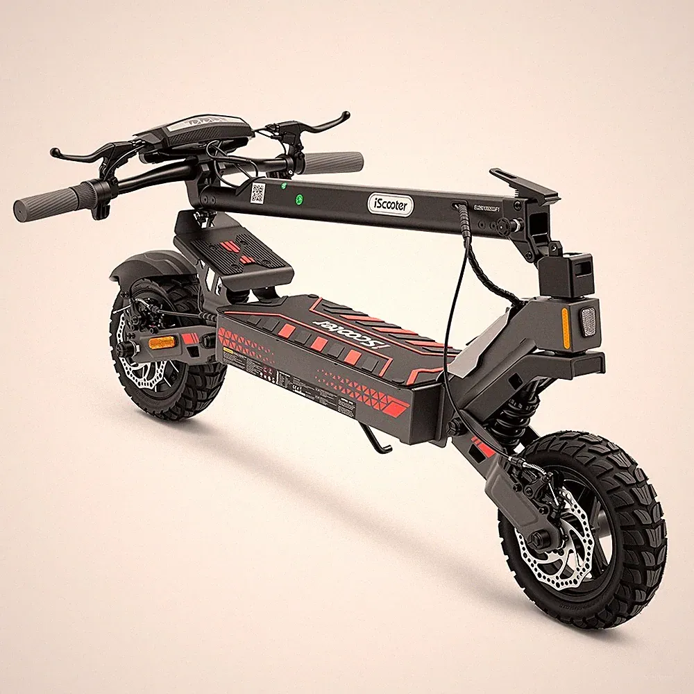 2026 iScooter iF1 Elektroroller 1200W 480Wh Offroad E-Scooter 45km/h 150kg 50km
