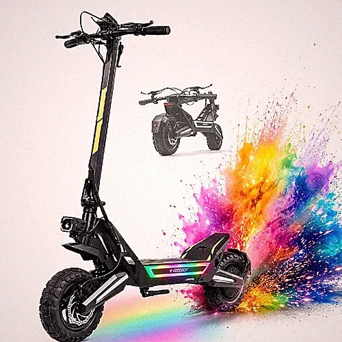 2026 NEU FREEBOY 11 Zoll Elektro-Scooter 1200W 48V 18,2Ah Gelände E-Roller 55KMH