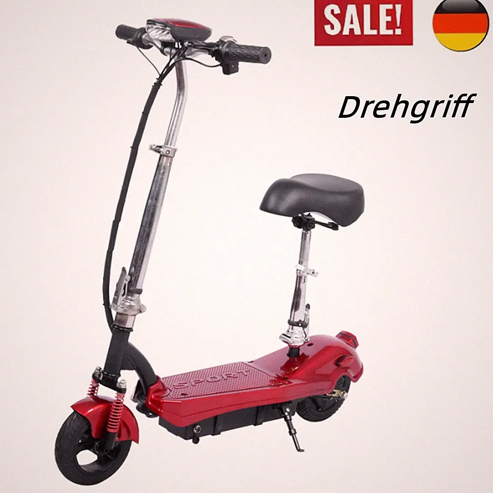 24V 12AH ElektroScooter Kinder 8-16 Jahren Klappbar Elektroroller 20 km/h 300W