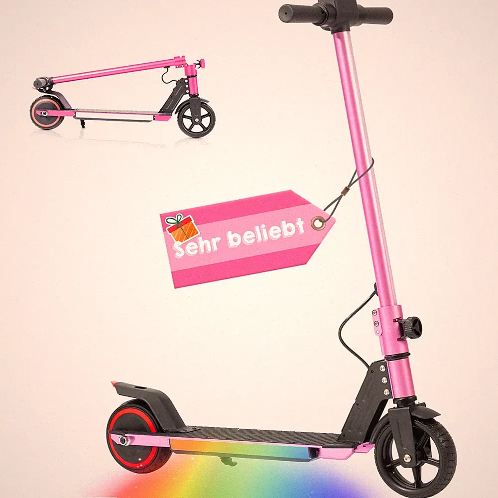 24V 2,5AH ElektroScooter Kinder 6-12 Jahren Klappbar Elektroroller 14 km/h 150W
