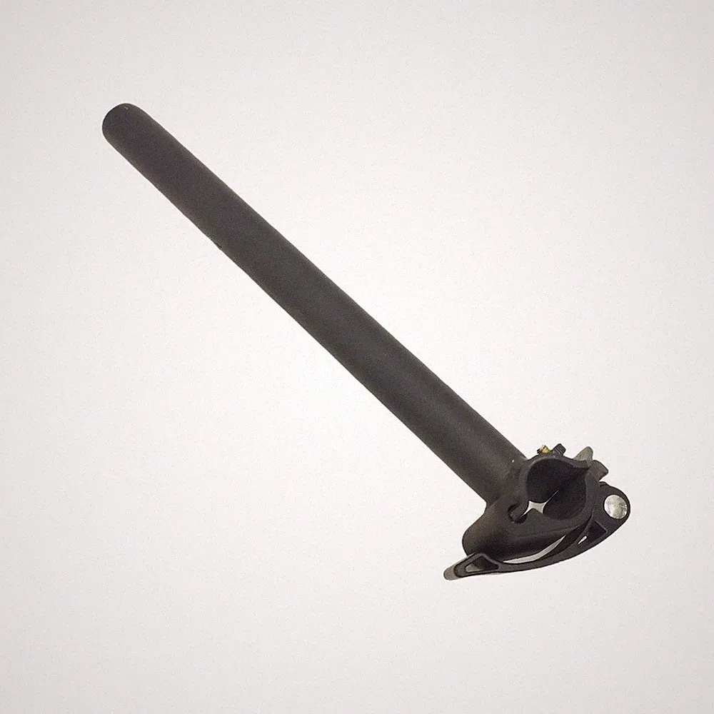 25 4 mm Elektroroller Vorbau Lenkererh?hung Carbonstahl matt schwarz 310 mm