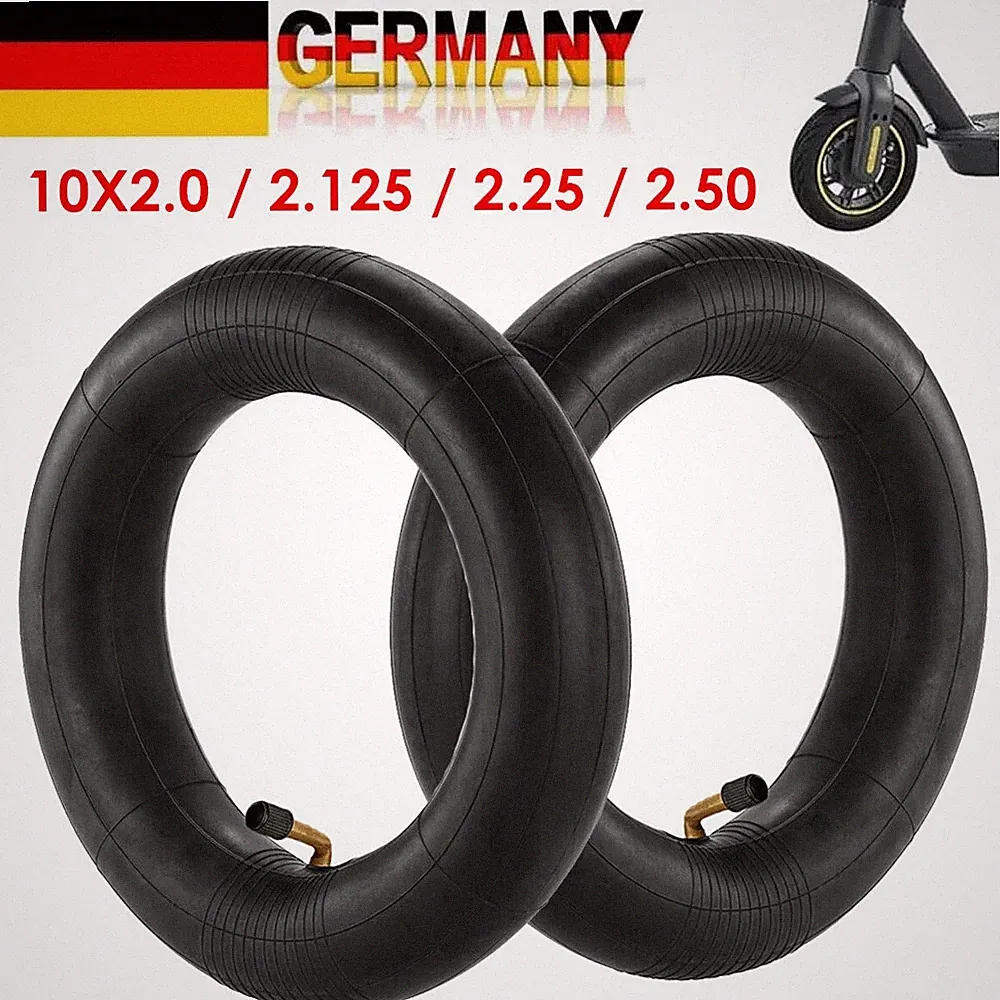 2er/Set 10X2.0/2.125/2.50 Reifen Innen Schlauch Für Elektroroller E-Scooter NEU!