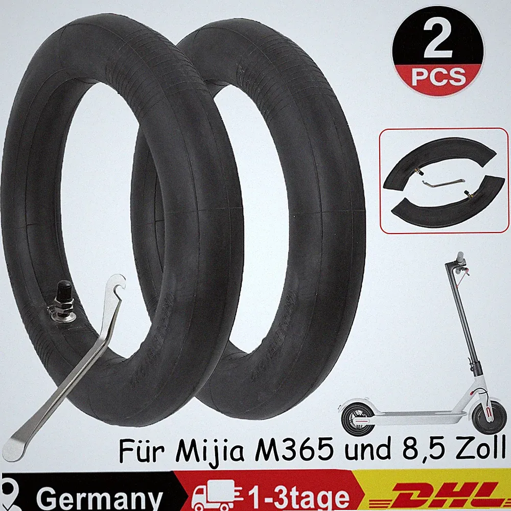 2x 8 1/2 X2 Reifen/Innen Innen Schlauch Für Elektroroller E-Scooter 8.5 Zoll Neu