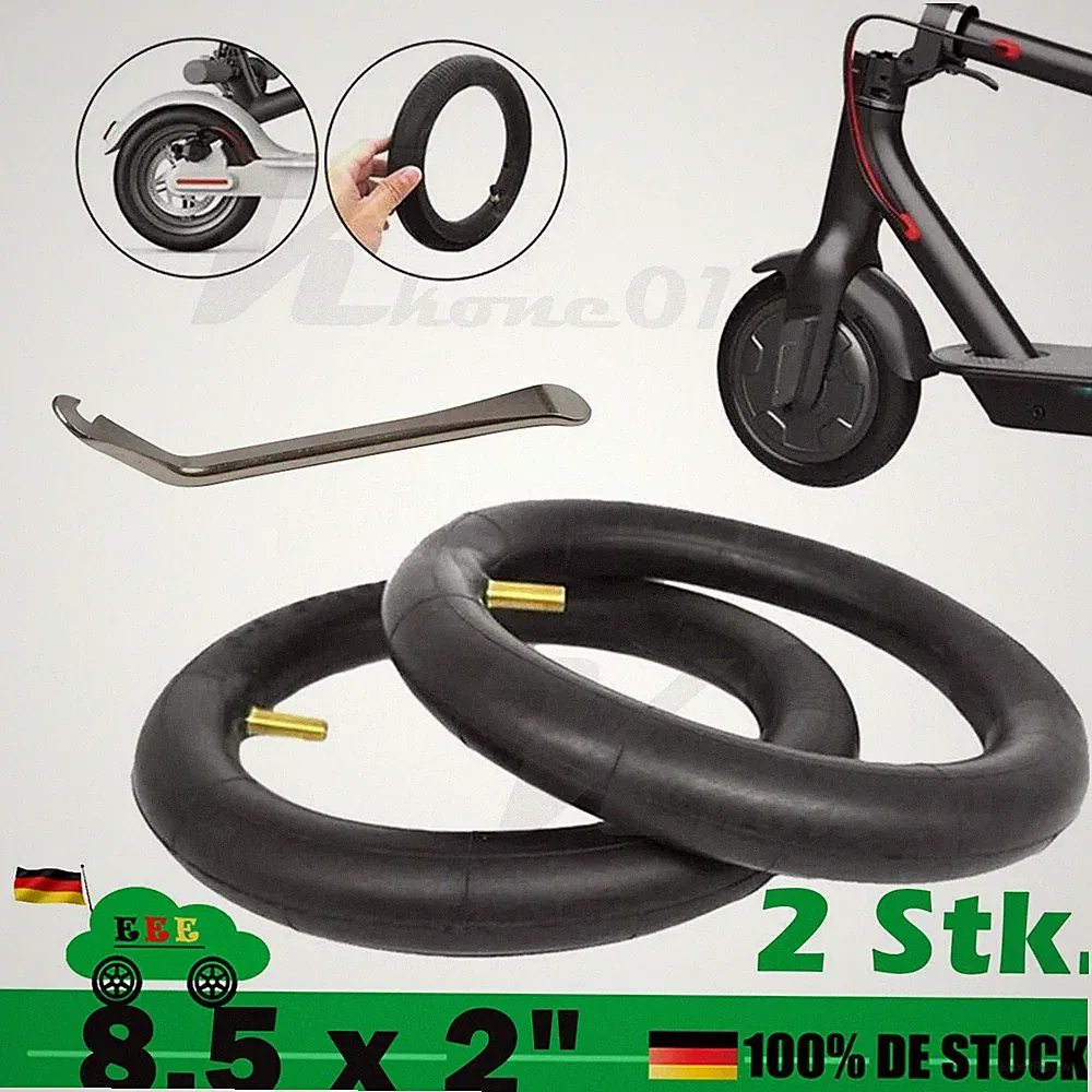 2x 8 1/2 X2 Reifen/Innen Schlauch Nützlich Für Elektroroller E-Scooter 8.5 Zoll