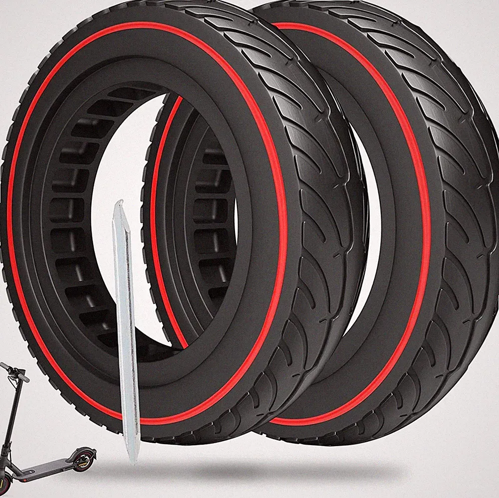 2X 8.5 Zoll Vollgummi Reifen 8 1/2 x 2 f. Xiaomi M365 Elektroroller E-Scooter