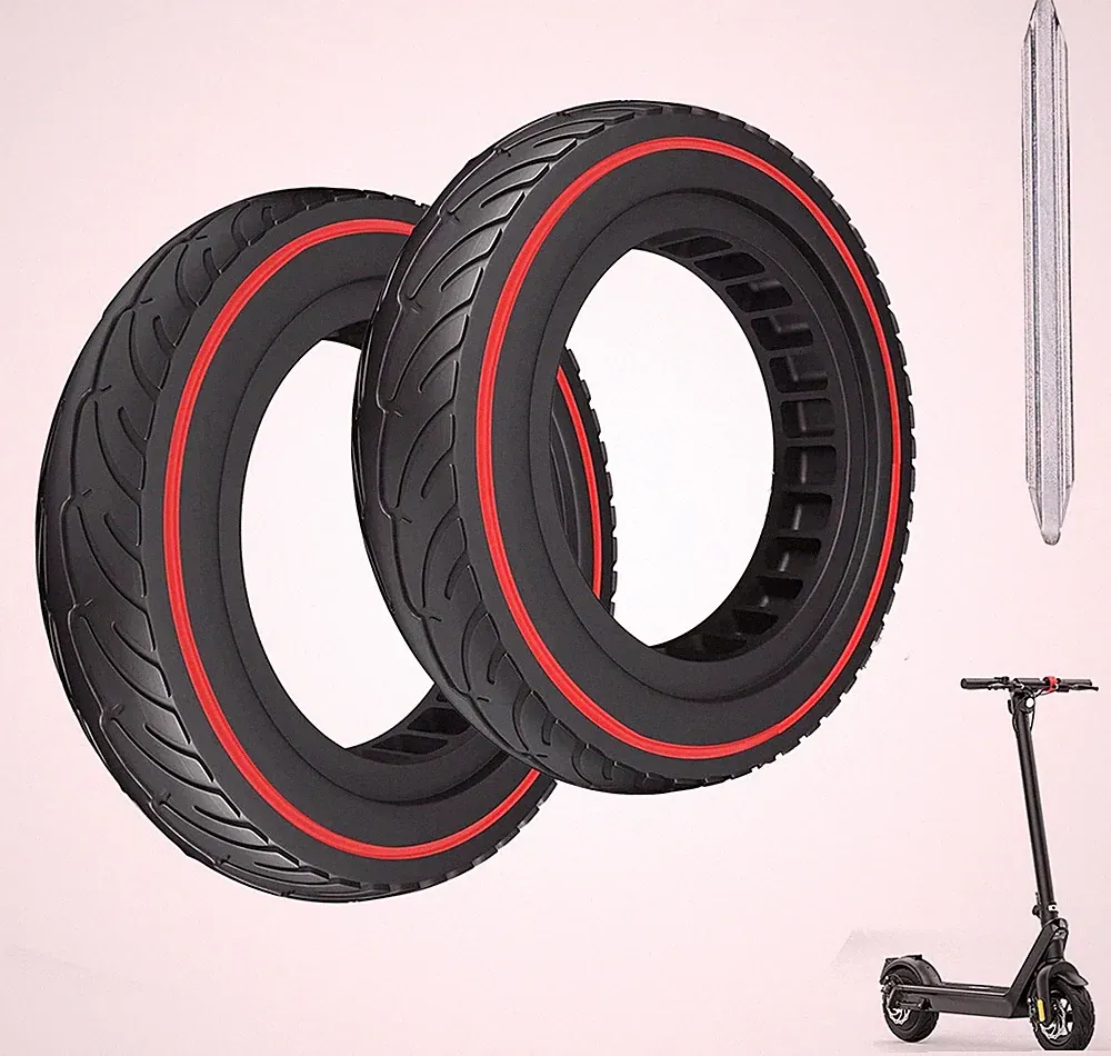 2X 8.5 Zoll Vollgummi Reifen 8 1/2 x 2 f. Xiaomi M365 Elektroroller E-Scooter DE