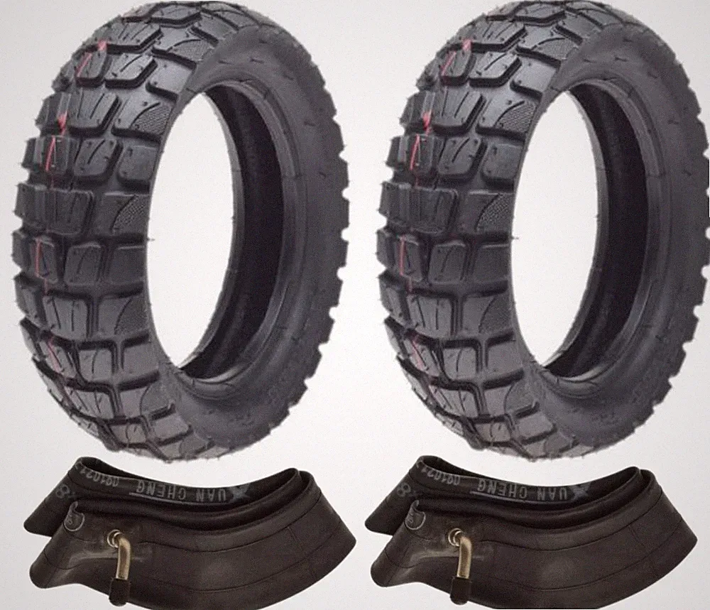 2X Reifen 255-80 KUGOO M4 Elektroroller E-Scooter Offroad 10x2/2.125 + Schlauch